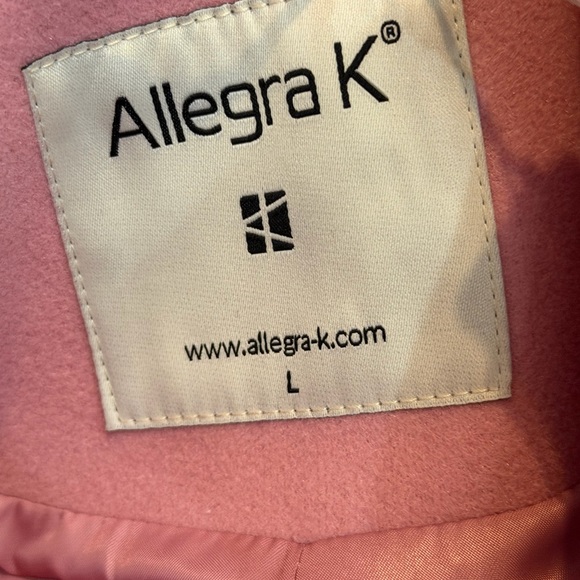 Allegra K | NWT Size Large Rose Pink Coat - Picture 7 of 9
